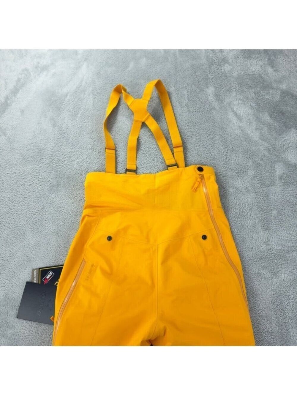 Arc'teryx NWT Women's Size 0 Rush Gore-tex Bib Pants Yellow Gorpcore 5898 Model - Picture 12 of 16